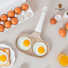 아이젠베르그 인덕션 에스트 2구 에그팬, 23cm, 1개