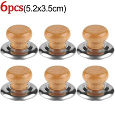 1/6pcs 주방 도구 교체 가능한 범용 냄비 뚜껑 손잡이 Anti Scalding 액세서리, A 6PCS
