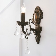 캔들 1등 클래식 벽등 (램프 포함), 골드(촛대구 노란)