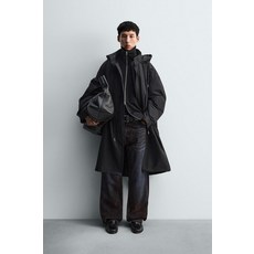 ZARA 탈부착 투인원 파카 - 블랙 {QHJ}