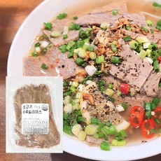 [유통기한임박 26.04.23]만샘골 소고기 우양지 삶은 수육 슬라이스, 1개, 1kg