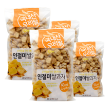 국산 쌀 전통 인절미 쌀과자, 280g, 4개