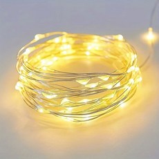 DIY 와이어조명 LED 미니전구 수업용 만들기 크리스마스 조명 무드등 트리 캠핑, 1개, 웜화이트 1m