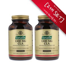 [정품 미국 배송] 솔가 CLA 1300mg 60정 (소프트젤) Solgar Tonalin CLA 1300mg 60Softgels-2개 SET [사은품선택], [2개 SET]: 챱스틱(사과s), 본품, 2개