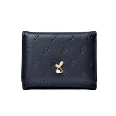 東馨新款高顏值卡通短款女士錢包韓系兔子迷你小清新可愛三折錢包