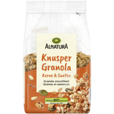 알나투라 Alnatura 뮤즐리 친자연 크런치 그래놀라 씨앗, 1개, 350g