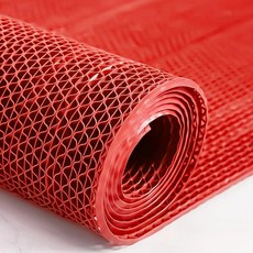 욕실 매트 미끄럼 방지 카펫 레스토랑 차고 주방 수영장 데크, 색상: 4. red / 사양: A. 40x90CM