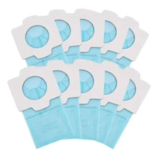 B98A-DCL182 CL107 CL072 CL102 BCL142 BCL182용 종이팩 진공청소기 10개 팩, 01 Blue