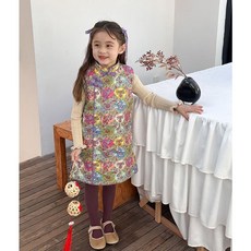 女童旗袍洋裝 拜年服 中國風童裝