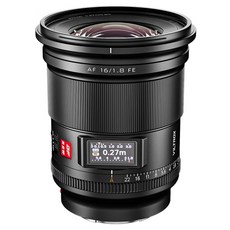 빌트록스 풀 프레임 초광곽 자동 렌즈 16mm F1.8, 소니 FE
