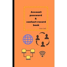 (영문도서) Account password & contact record book Paperback, Independently Published, English, 9781694952318