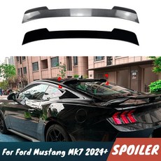 포드 머스탱 MK7 2024년 리어 범퍼 디퓨저 스플리터 스포일러 바디 키트 호환, 카본 color