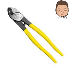 일본산 츠노다 TTC 케이블 커터 10인치 OCA-60 와이어 캇타 대형 250mm IV 60 CV 8 VVF 전선 절단 니퍼, 1개