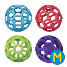 JW 홀리롤러 M 색상랜덤발송 강아지 장난감, 1개