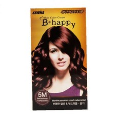 염색약 5M 헤어컬러크림 가정용 셀프염색 미용실 전문가용 새치커버 모발착색제, 1개