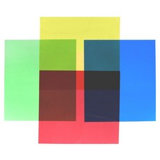 투명 색상 필름지 코팅용 A4 10색 시트지