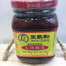 왕즈허 빨간두부, 340g, 1개