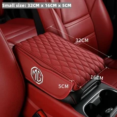 팔걸이 쿠션 레스트 매트 자동차 상자 Morris Garages MG ZS 6 mg3 건담 350 부품 TF 헥터 액세서리, 03 Small red MG