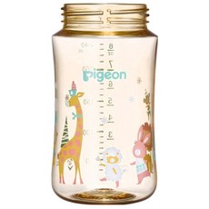 pigeon 貝親 第三代寬口PPSU奶瓶, 動物派對, 240ml, 1個