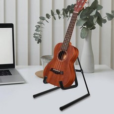 다기능 우쿨렐레 스탠드 휴대용 기타 플로어 어쿠스틱 일렉트릭 만돌린 바이올린 악기 전시용, 1개