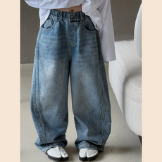 (kc인증)커브스데님팬츠 키즈 유아동 소풍 나들이룩 데일리 청바지