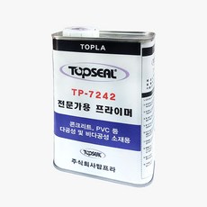 실리콘 프라이머 1L 실란트 접착제 접착처리 보조제 전처리제 전문가용 TP-7242, ., 1개