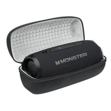 Monster S620 블루투스 스피커와 호환되는 휴대용 케이스 충격 방지 방수 하드 쉘 여행용 보관 보호 케이스 - 블랙, Monster S620 블루투스 스피커와 호환되는 휴대