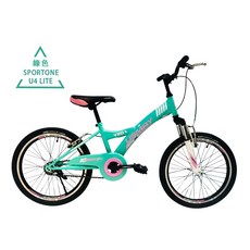 SPORTONE U4 LITE 20吋單速兒童避震童車, 綠色, 1個