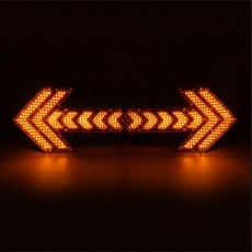 삼항LED 싸인카필수품 12V-24V 겸용 자동차량용 화살표 LED싸인보드 A310 / 도로공사차량, 1개