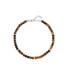 마테오 헥스 너트 타이거 아이 브레이슬릿