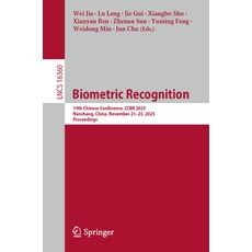 (영문도서)Biometric Recognition: 19th Chinese Conference Ccbr 2025 Nanchang China Nove... Paperback, Springer, English, 9789819561223