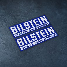 빌스틴 오토바이 쇼크 업소버 데칼 반사 방수 장식 스티커 및 보호용, B형 6x2cm 반사형 페어링