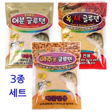 [낚시어때] 페리칸 글루텐 3종세트 / 어분 옥새 메주콩 글루텐미끼, 1개