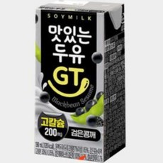 고소한음료 남양유업 맛있는두유 GT 검은콩깨 190mlx48팩, 190ml