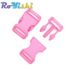 파라코드 팔찌백백용 개팩 플라스틱 윤곽 측면 릴리스, 1개, 2. Pink