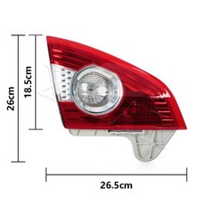 포드 몬데오 2007 내부 후면 범퍼 테일 라이트 방향 지시등 정지 브레이크 램프 경고등 (자동차용), 04 Inside Left