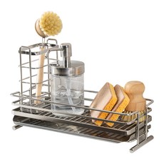 오리지니크 스텐 압연 싱크캐디 수세미 컵 건조대 주방 거치대, 1개