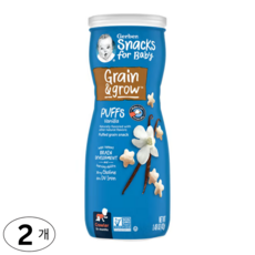 거버 퍼프 Gerber Puffs 8개월 이상 바닐라맛, 42g, 2개, 바닐라 맛