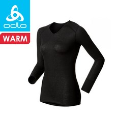 ODLO 瑞士 女V領長袖排汗內衣