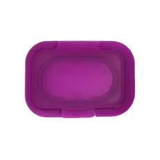 [비타토 탈부착 물티슈캡] 미니형 3개묶음, 투명바이올렛 3개, 1