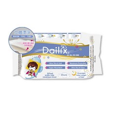 Dailix 楓葉國 立體漂浮超瞬吸抑菌淨味衛生棉 6片裝, 1個, 41cm漂浮棉*1包(無贈品), 6片, 超長夜用型