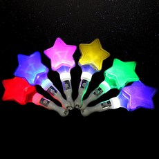 마메 LED 별 야광봉, 랜덤발송, 3개