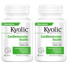 Kyolic 大蒜萃取配方膠囊, 100顆, 2罐