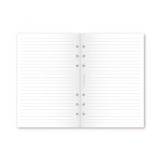 시스템다이어리 속지 32절 (B6) 노트 리필 / 6공 다이어리 속지