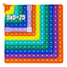 몬테소리 곱셈 연습 수학 게임 12x12 시간 테이블 학습 활동 보드 교육 장난감 문구 선물, [01] 12x12 Orange Z, 1개