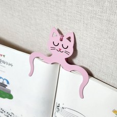 휴대용 책 누르개 도서 독서 책누름 귀여운 고양이 동물 모양 필사 미니 문진 필사템