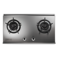 topax TG-8503S 雙爐頭不鏽鋼瓦斯爐 電子點火 天然氣適用 730x420mm, 天然氣, TG-8503S不含安裝