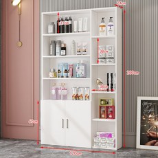 화장품 진열장 디스플레이 향수 매대 수납함 뷰티, 화이트 2m x 1.2m 스타일 B