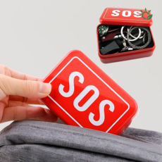 생존 용품 조난 키트 휴대용 등산 캠핑 재난 대비 비상 공구 6종세트