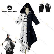 甜妞節慶 兒童庫伊拉造型服 101忠狗 萬聖節裝扮